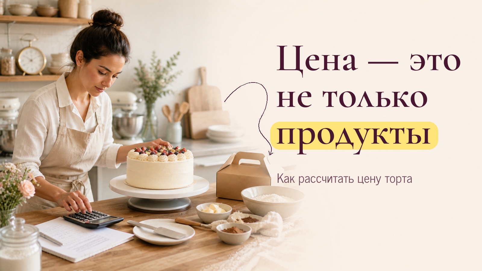 Иллюстрация к статье «Как рассчитать цену торта на заказ»
